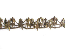 UpperDutch:,1 (ONE) Antique Solid brass Ornate Drawer Handle. Ornamental Furniture Applique. Empire embellishment. Restoration hardware