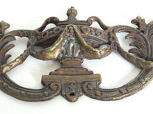 UpperDutch:,Brass furniture ornament, 18th/19th century. Cabinet decoration.Antique hardware,bronze applique,restoration hardware. Empire