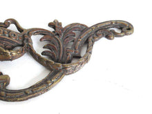 UpperDutch:,Brass furniture ornament, 18th/19th century. Cabinet decoration.Antique hardware,bronze applique,restoration hardware. Empire