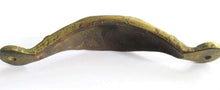 UpperDutch:Pull,Large Heavy Antique Ornate Brass Cabinet Pull, Door Handle, Hardware, Drawer Handle.