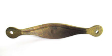UpperDutch:Pull,Large Heavy Antique Ornate Brass Cabinet Pull, Door Handle, Hardware, Drawer Handle.
