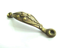 UpperDutch:Pull,Large Heavy Antique Ornate Brass Cabinet Pull, Door Handle, Hardware, Drawer Handle.