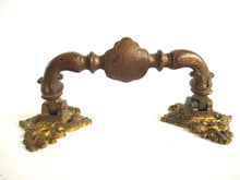 UpperDutch:Pull,Large Massive Antique Ornate Brass Cabinet Pull, Door Handle, Hardware, Ormolu Drawer Handle.