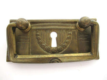 UpperDutch:Pull,Restoration Hardware. Art Deco Antique Cabinet Drawer Drop Pull, Escutcheon