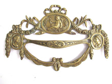 UpperDutch:,Stunning Set of 2 Antique Brass Drawer Handles. Ornamental Furniture Appliques. Cherub, Putti embellishment. Restoration hardware