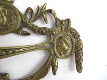 UpperDutch:,Stunning Set of 2 Antique Brass Drawer Handles. Ornamental Furniture Appliques. Cherub, Putti embellishment. Restoration hardware