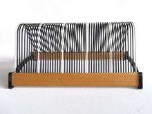 UpperDutch:,Vinyl Record rack, Singles Holder, stand for 7", 10" and 12" records, Retro decor, Vinyl record storage.