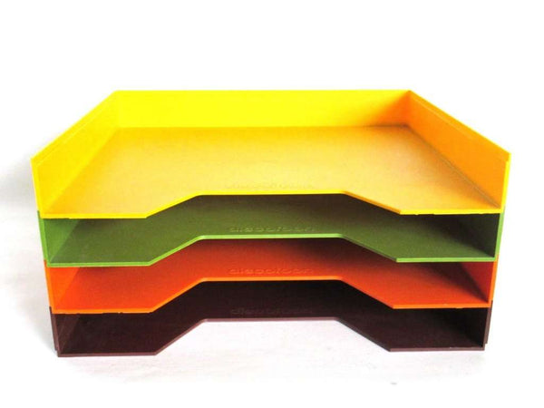 UpperDutch:,Vinyl Record Storage. Set of 4 Stack-able Vinyl Record Holders for 12