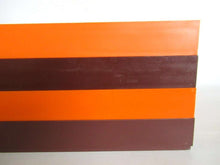 UpperDutch:,Vinyl Record Storage. Set of 4 Stack-able Vinyl Record Holders for 12" records. Discofoon retro record storage. Vintage retro colored 1970s decor.