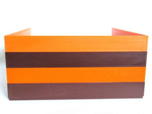 UpperDutch:,Vinyl Record Storage. Set of 4 Stack-able Vinyl Record Holders for 12" records. Discofoon retro record storage. Vintage retro colored 1970s decor.