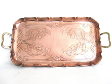 UpperDutch:,Antique Brass Serving Plate by Carl Deffner Esslingen Germany, Art Nouveau design.
