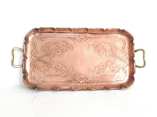 UpperDutch:,Antique Brass Serving Plate by Carl Deffner Esslingen Germany, Art Nouveau design.