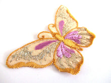 UpperDutch:,Butterfly applique, 1930s vintage embroidered applique. Vintage patch, sewing supply. Applique, Crazy quilt