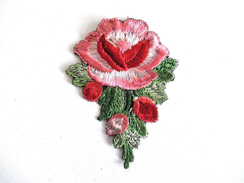 UpperDutch:,Flower applique, 1930s vintage embroidered applique. Vintage floral patch, sewing supply.