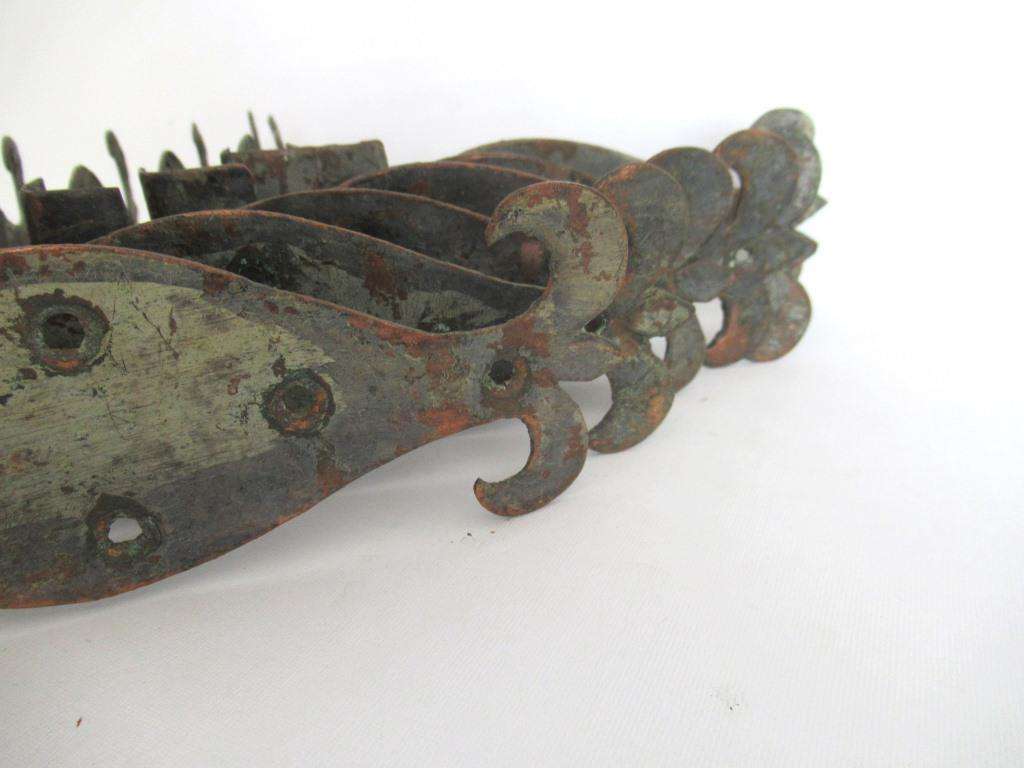 Set of 6 Decorative Metal Corner Brackets, Furniture Hardware. Appliqu UpperDutch