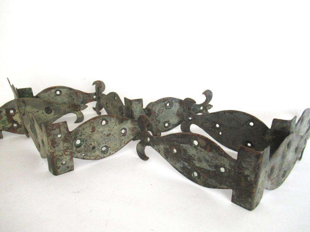 Set of 6 Decorative Metal Corner Brackets, Furniture Hardware. Appliqu UpperDutch