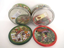 UpperDutch:Tin,Rien Poortvliet Set of 2 Round Storage Tin. Metal box. David the gnome.