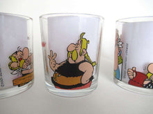 UpperDutch:,Ferrero Nutella Drinking Glasses, Asterix and Obelix.