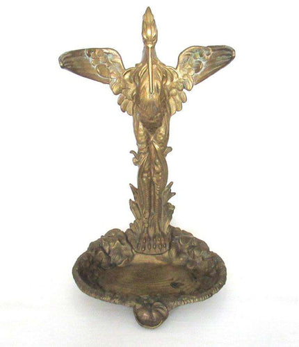 UpperDutch:,Umbrella Stand Stork, Bird, Antique Solid Brass Umbrella Stand, Cane Stand, Crane bird, umbrella holder.