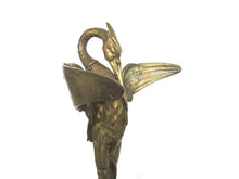 UpperDutch:,Umbrella Stand Stork, Bird, Antique Solid Brass Umbrella Stand, Cane Stand, Crane bird, umbrella holder.