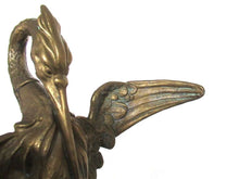 UpperDutch:,Umbrella Stand Stork, Bird, Antique Solid Brass Umbrella Stand, Cane Stand, Crane bird, umbrella holder.