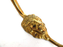 UpperDutch:,1 (ONE) Coat Hook, Brass Lion Head Coat hook, Wall hook, Antique Lion Coat Hook, Solid Brass.