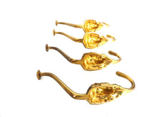 UpperDutch:,1 (ONE) Coat Hook, Brass Lion Head Coat hook, Wall hook, Antique Lion Coat Hook, Solid Brass.