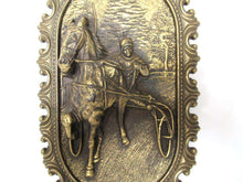UpperDutch:Wall hook,Antique Solid Brass Coat Hook,  Horse - Equestrian - horse and carriage - Horse race.