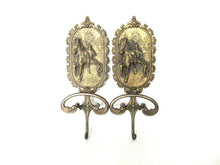 UpperDutch:Wall hook,Antique Solid Brass Coat Hook,  Horse - Equestrian - horse and carriage - Horse race.