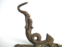 UpperDutch:,Antique Towel hook, Men and Woman, wall hook, Coat rack supply, Dragon, Fish - Storage.