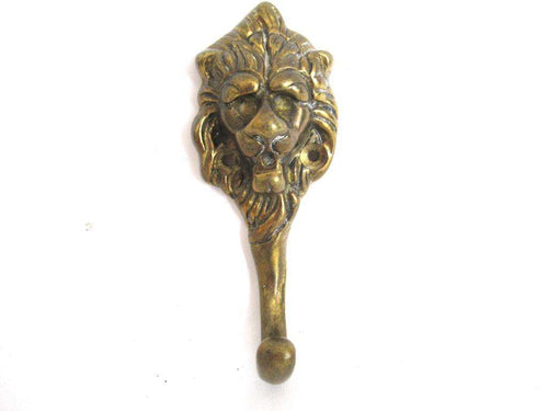 UpperDutch:Wall hook,Lion Head Coat Hook, Solid Brass Lion Head Wall hook, Kitchen hook,Towel hook.