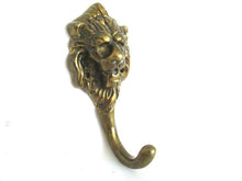 UpperDutch:Wall hook,Lion Head Coat Hook, Solid Brass Lion Head Wall hook, Kitchen hook,Towel hook.
