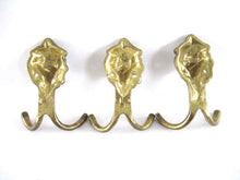 UpperDutch:,Lion Wall hooks, Set of 3 Lion Head Coat hook, Wall hooks, Solid Brass.