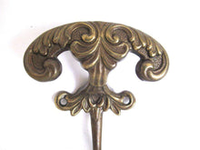 UpperDutch:Wall hook,Ornate Wall hook, Coat hook, Solid Brass Victorian Style hook made in Italy, Coat rack supply, storage supply.