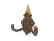 UpperDutch:Wall hook,Small Brass Ornate Wall hook, Coat hook, Towel / Kitchen hook.