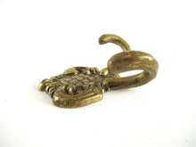 UpperDutch:Wall hook,Small Wall hook, Antique brass Coat hook, Towel hook, Kitchen hook, Solid brass.
