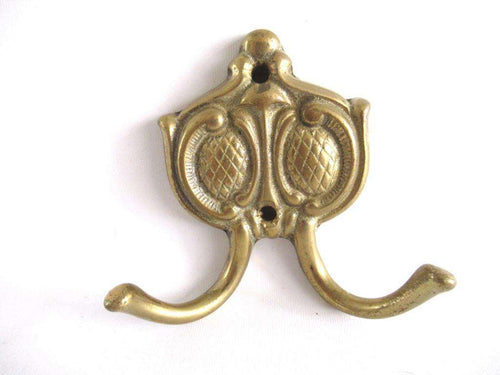 UpperDutch:Wall hook,Small Wall hook, Antique brass Coat hook, Towel hook, Kitchen hook, Solid brass.